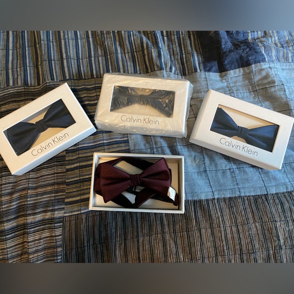 Calvin Klein bow ties